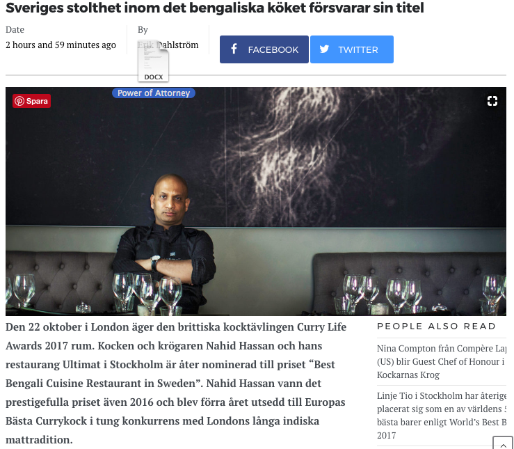 Livets Goda |  Sveriges stolthet inom det bengaliska köket försvarar sin titel
